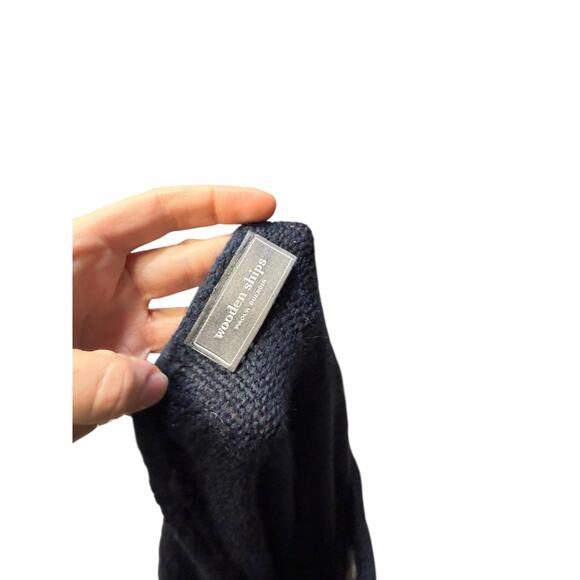 Wooden Ships Anchor Sweater – Navy - Picture 4 of 5